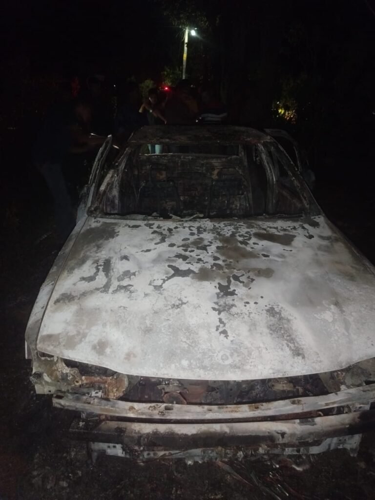 අකුරේගොඩ වෙඩිතැබීම Update – 02 වෙඩික්කරුවන්ගේ රථය ගිනි ගනිමින් තිබියදී ගාල්ලෙන් සොයාගැනේ