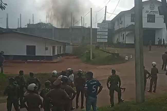 මහර බන්ධනාගාරයේ නොසන්සුන්තාවයක් රැඳවියෙක් මරුට